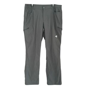Eddie Bauer First Ascent Pants Womens 18 Gray Hiking Cargo‎ Stretch Straight